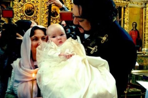 В вербное воскресенье было проведено крещение дочки Филиппа Киркорова