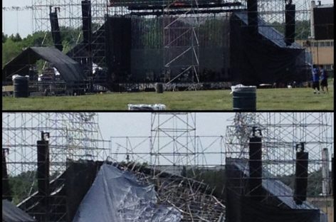 Сцена в Торонто, на которой должны были выступать музыканты «Radiohead» рухнула прямо на зрителей