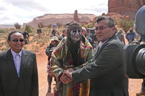 Джонни Депп посетил индейский парад
