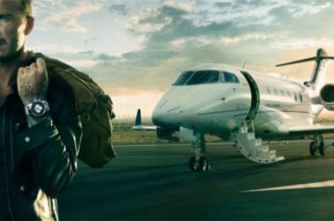 Дэвид Бекхэм занимается рекламой часов