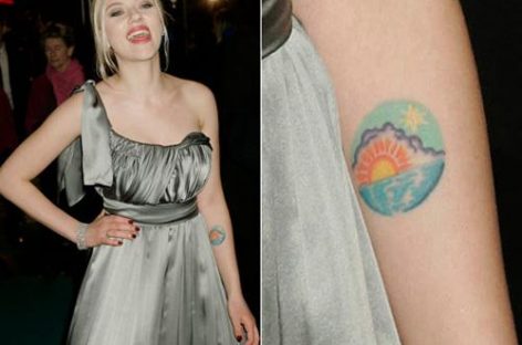 Скарлетт Йоханссон сделала себе новую татуировку