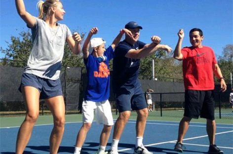 Мария Шарапова умеет танцевать Gangnam Style