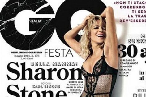 56-летняя Шэрон Стоун разделась для журнала GQ