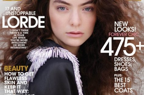 Певица Lorde на обложке Elle