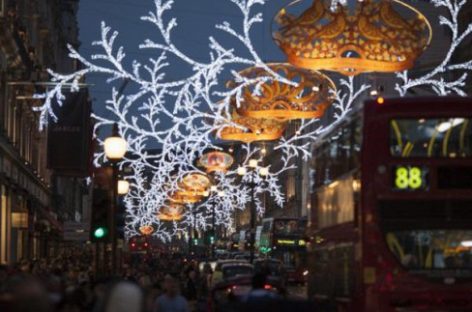 Кайли Миноуг открыла рождественский сезон в Лондоне