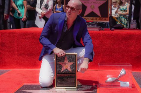 Pitbull получил именную звезду на голливудской «Аллее славы»