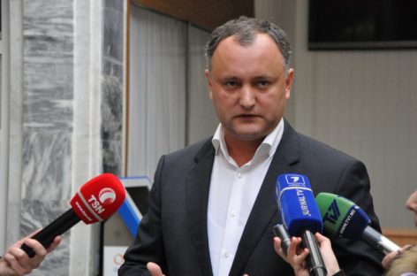 Игорь Додон заявил о победе на выборах на пост главы Молдавии