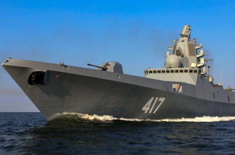 Новые боевые вертолеты прошли испытания на фрегате «Адмирал Горшков»