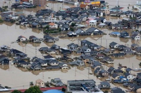 Наводнение в Японии: последние сводки